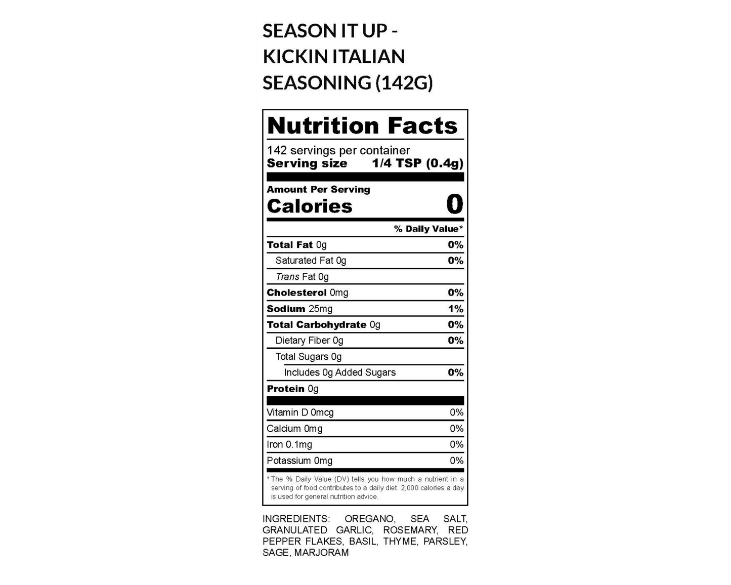 Kickin' Italian Seasoning